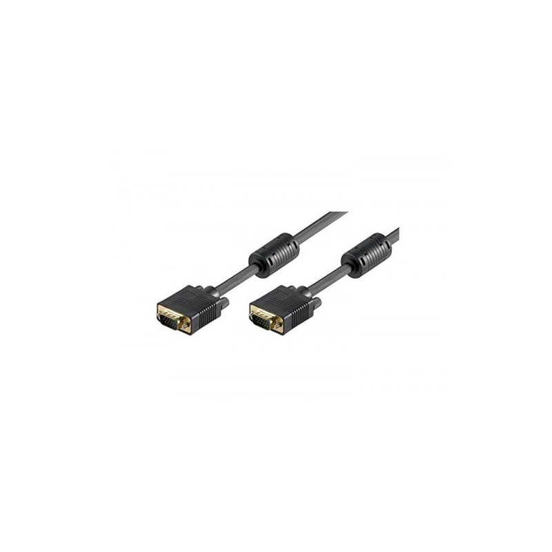 Ewent EW 110102 020 N P cable VGA 18 m VGA D Sub Negro