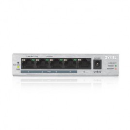 Zyxel GS1005HP No administrado Gigabit Ethernet 10 100 1000 Energia sobre Ethernet PoE Plata