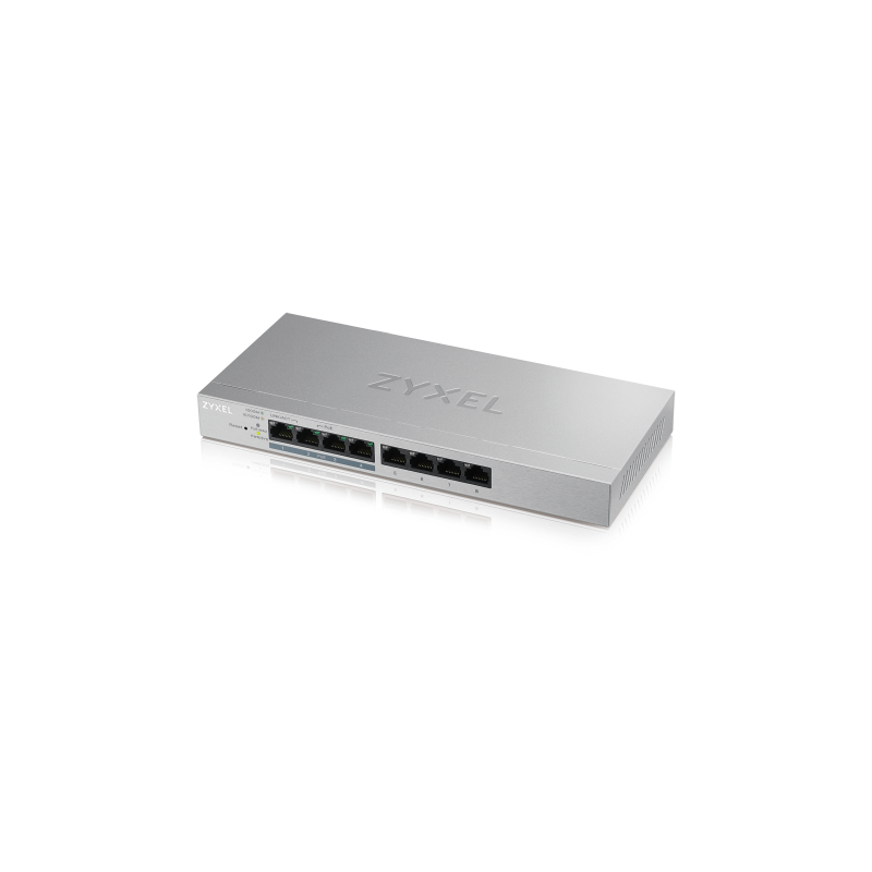 Zyxel GS1200 8HP v2 Gestionado Gigabit Ethernet 10 100 1000 Energia sobre Ethernet PoE Gris