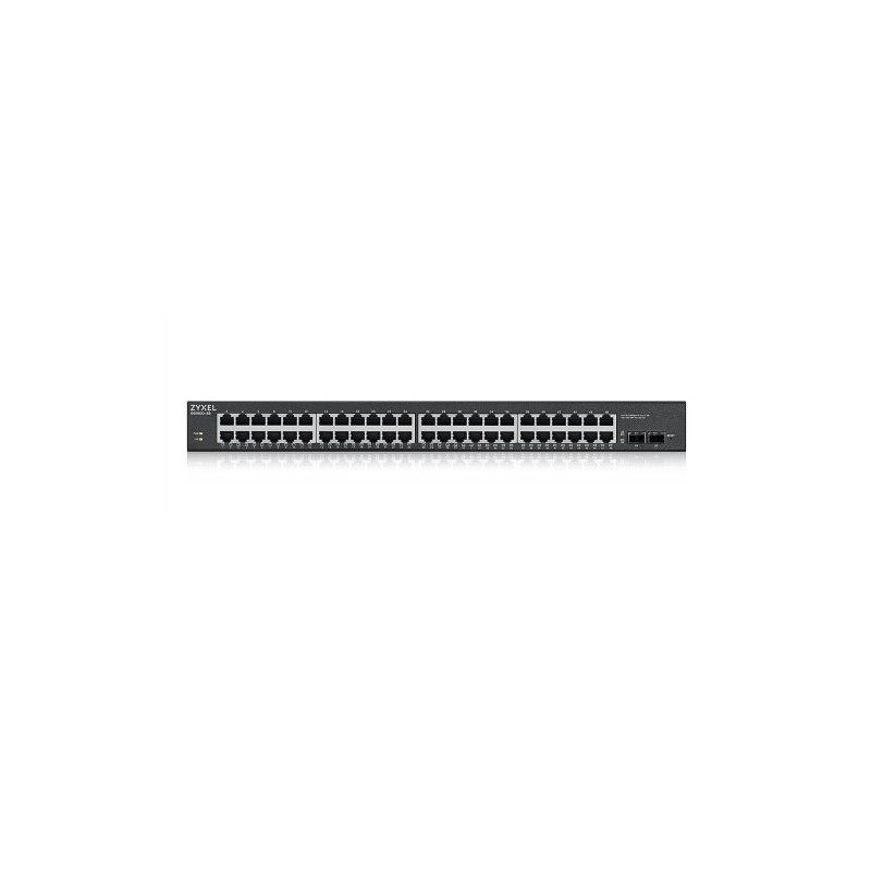 Zyxel GS1900 48HPv2 Gestionado L2 Gigabit Ethernet 10 100 1000 Energia sobre Ethernet PoE Negro