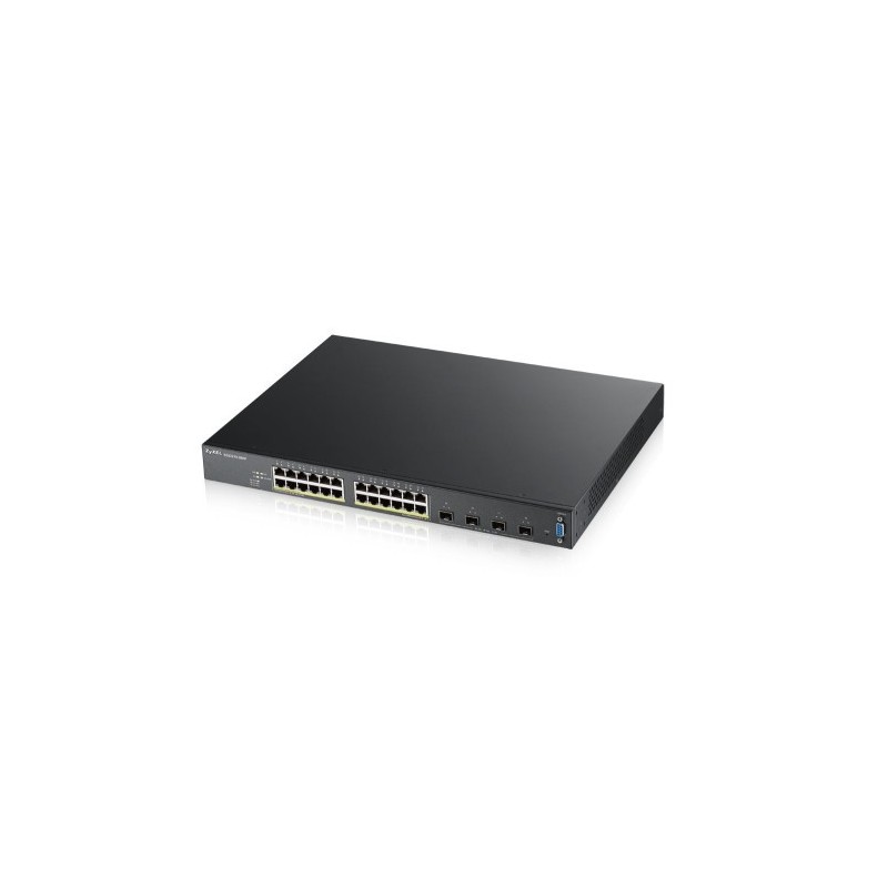 Zyxel XGS2210 28HP Gestionado L2 Gigabit Ethernet 10 100 1000 Energia sobre Ethernet PoE 1U Negro