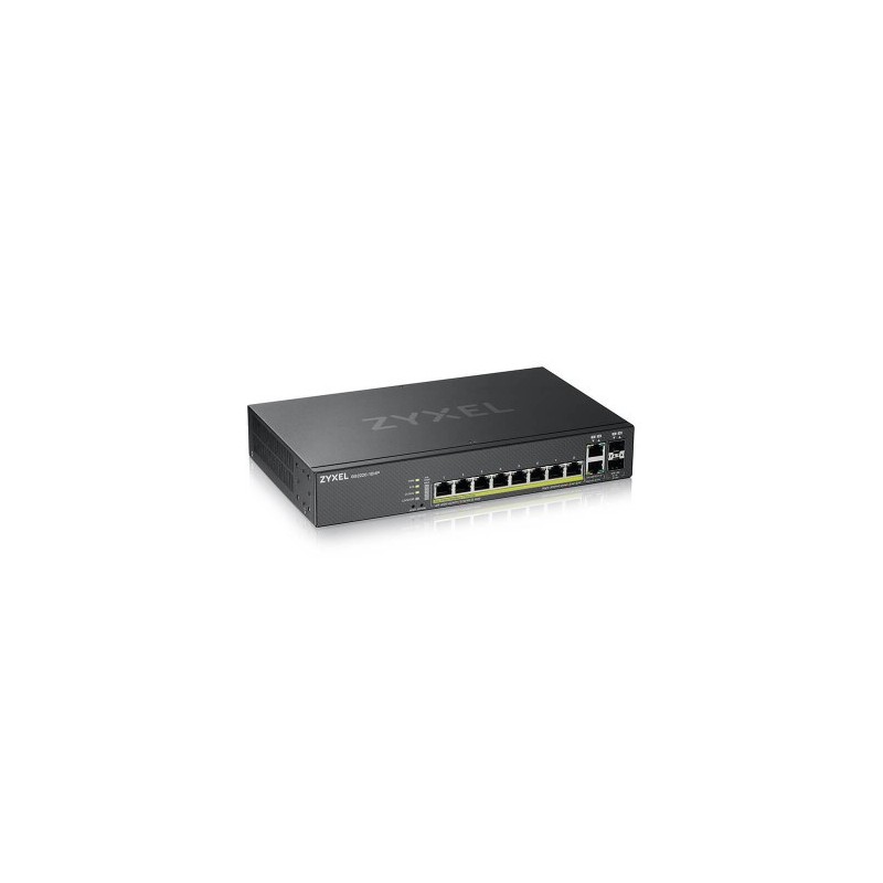 Zyxel GS2220 10HP EU0101F switch Gestionado L2 Gigabit Ethernet 10 100 1000 Energia sobre Ethernet PoE Negro