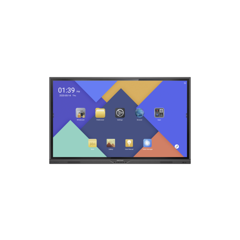 HIKVISION PANTALLA INTERACTIVA 65 4K IR TOUCH ANDROID 80 3GB ALMAC INT 32GB 20 PUNTOS 500 CD M2 6000 1 HDMI X2 VGA X1 LAN X 2 V