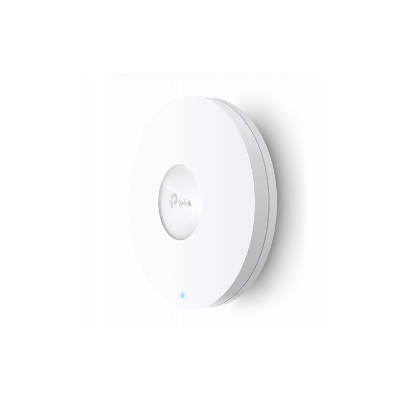 TP LINK AX3600 CEILING MOUNT DUAL BAND WI FI 6 ACCESS POINT 1X25GBPS RJ45 PORT 1148MBPS AT 24 GHZ 2402 MBSP AT 5 GHZ HIGH DENSI