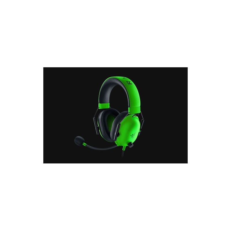 Razer BlackShark V2 X Auriculares Alambrico Diadema Juego Verde Negro