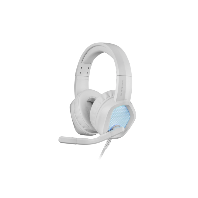Mars Gaming MH320 Auriculares Alambrico Diadema Juego USB tipo A Blanco