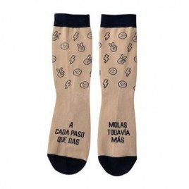 CALCETINES TALLA uNICA A CADA PASO QUE DAS MOLAS TODAViA MaS MRWONDERFUL WOA11124ES