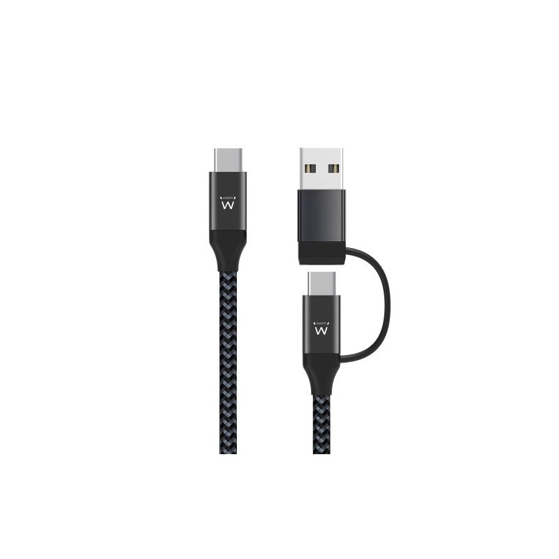 Ewent EW9918 cable USB 1 m USB 32 Gen 1 31 Gen 1 USB C Negro