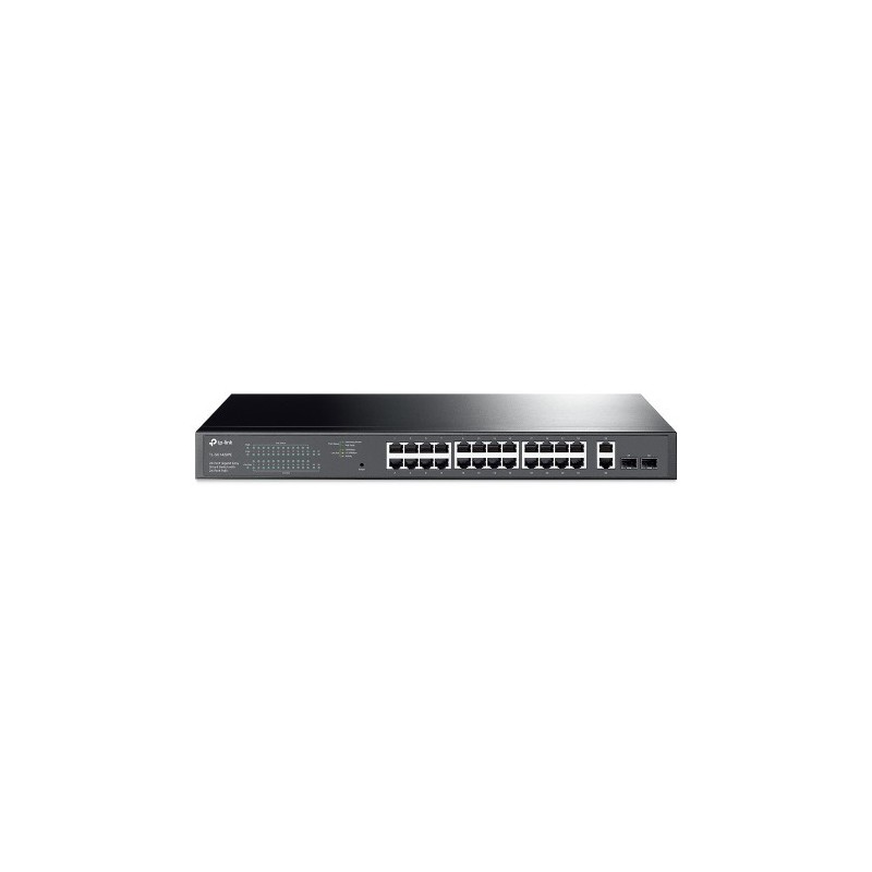 TP LINK TL SG1428PE switch Gestionado Gigabit Ethernet 10 100 1000 Energia sobre Ethernet PoE 1U Negro