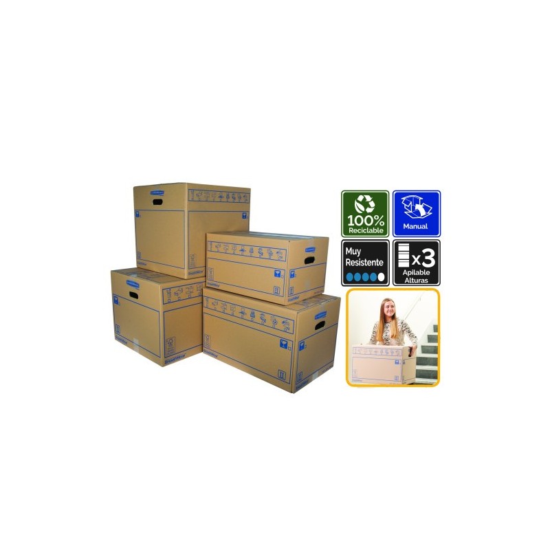 Fellowes 6207401 empaque Caja de carton para envios Marron 1 piezas