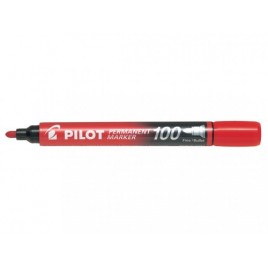 MARCADOR PERMANENTE PUNTA CONICA SCA 100 ROJO PILOT SCA 100 R