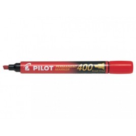 MARCADOR PERMANENTE PUNTA BISELADA SCA 400 ROJO PILOT SCA 400 R