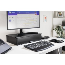 Kensington Soporte Elevador para monitor UVStand con compartimento de desinfeccion UVC