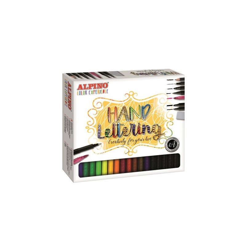 SET ROTULADORES HAND LETTERING COLOR EXPERIENCE ALPINO AR000701