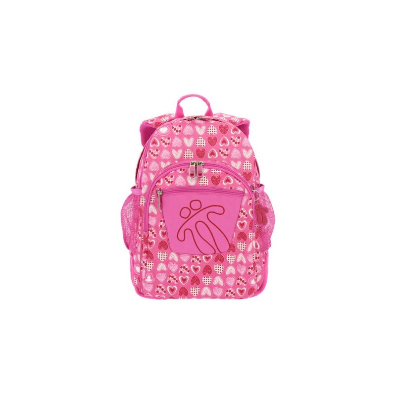 MOCHILA CRAYOLES REFUERZO CAUCHOBOLSILLOS ROSA CORAZONES TOTTO MA04ECO029 1710N 1I3