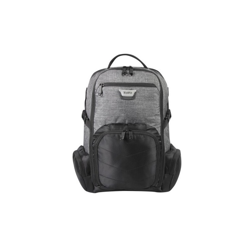 MOCHILA HYBRID TABLET Y PC 15 4 CREMALLERAS GRIS NEGRO TOTTO MA04IND588 1620G GN0