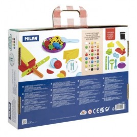 MALETiN 8 BOTES PASTA BLANDA SOFT DOUGH DE 59GR HERRAMIENTAS HORA DE COCINA MILAN 913308CT