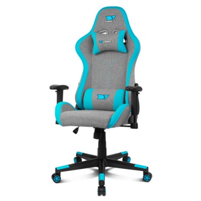 DRIFT DR90 PRO Silla para videojuegos de PC Asiento acolchado Azul Gris