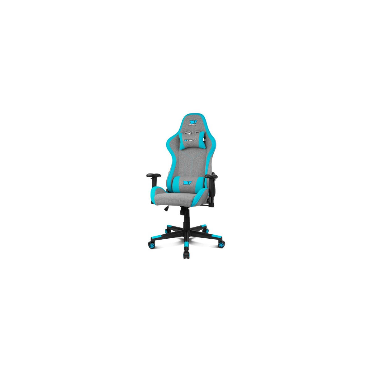 DRIFT DR90 PRO Silla para videojuegos de PC Asiento acolchado Azul Gris