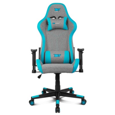 DRIFT DR90 PRO Silla para videojuegos de PC Asiento acolchado Azul Gris