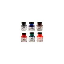 SET TINTA CALIGRAFiA 6 COLORES SURTIDOS 6X 295ML DALER ROWNEY D604300010