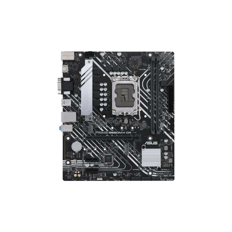 A PLACA ASUS PRIME B660M K D4INTEL1700B6602DDR4MATX