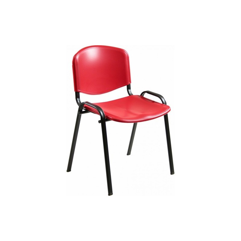 SILLA CONFIDENTE LOIRA PLaSTICO ROJA UNISIT D5PS RO