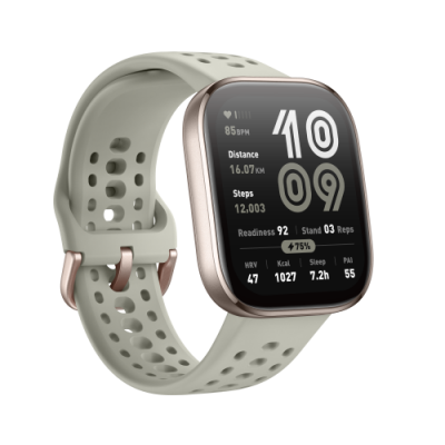 Amazfit Bip 6 Stone 5 cm 197 AMOLED Digital 390 x 450 Pixeles Pantalla tactil Oro GPS satelite