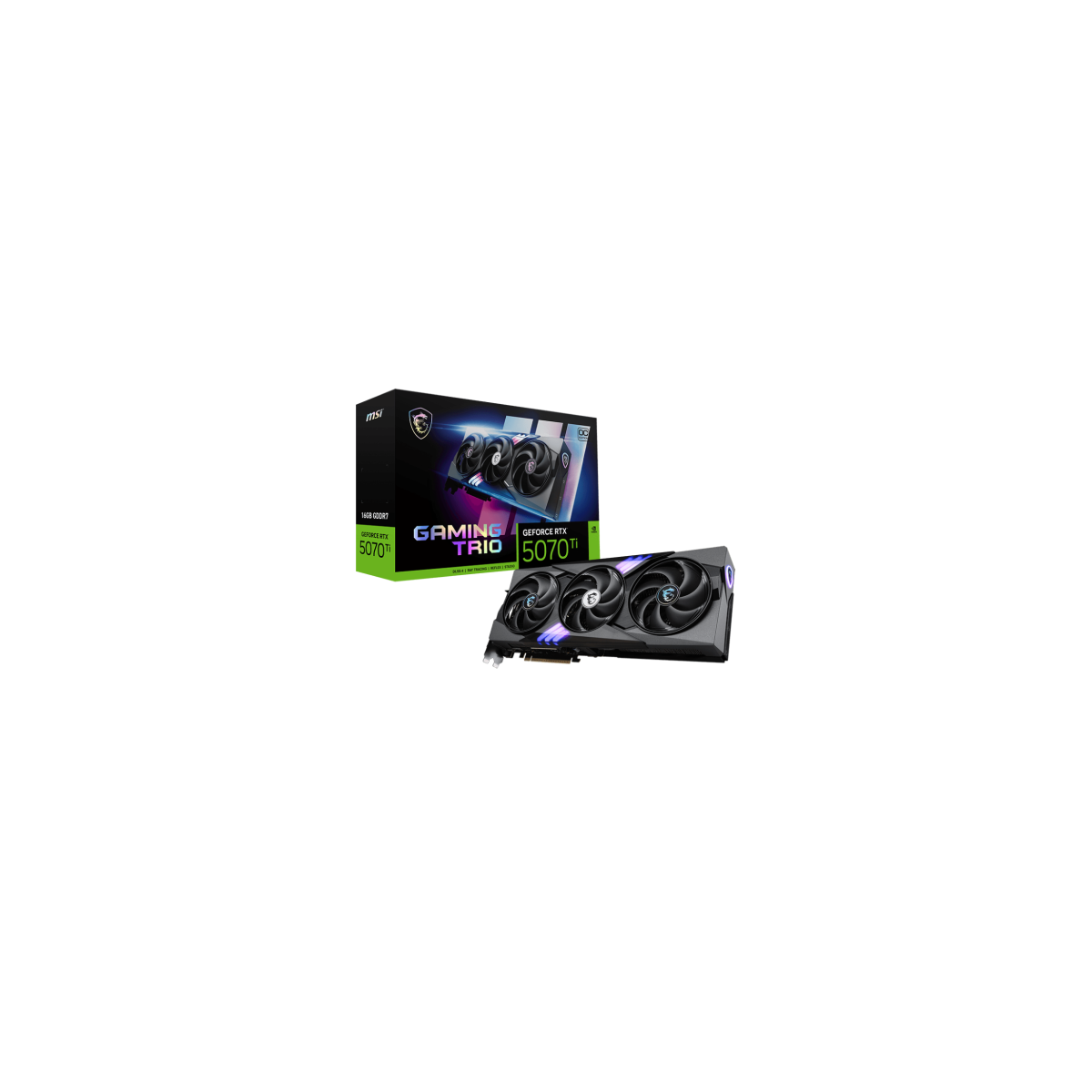 MSI GAMING GeForce RTX 5070 Ti 16G TRIO OC NVIDIA 16 GB GDDR7