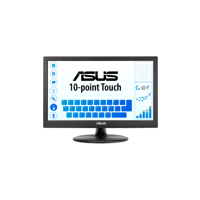 ASUS VT168HR 396 cm 156 1366 x 768 Pixeles Multi touch Negro