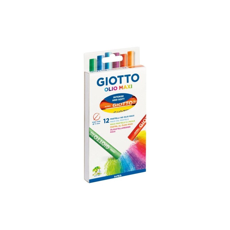 ESTUCHE CON ASA DE 12 BARRAS PINTURA oLEO GIOTTO F293400