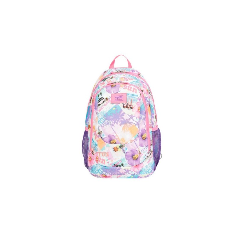 Totto Goctal mochila Mochila escolar Rosa Poliester