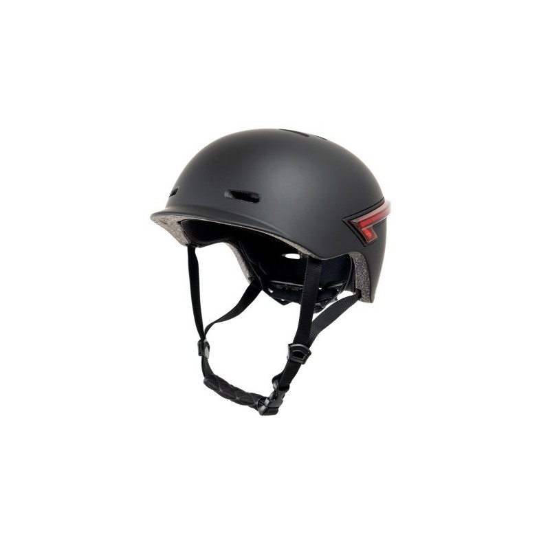 YOUIN CASCO CON LED TRASTERO Y MANDO BLUETOOTH L NEGRO