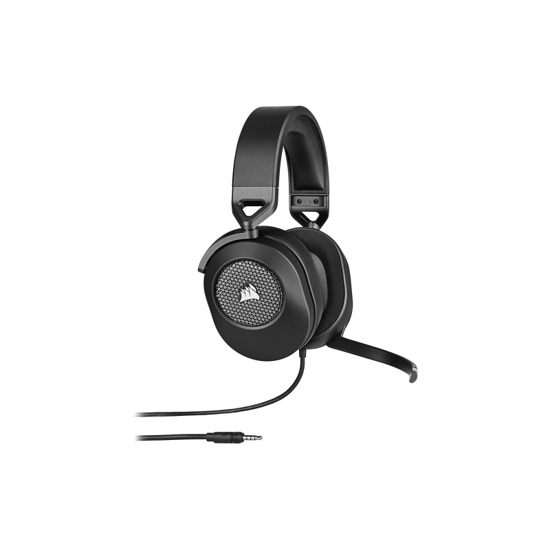 Corsair HS65 SURROUND Auriculares Alambrico De mano Juego Carbono
