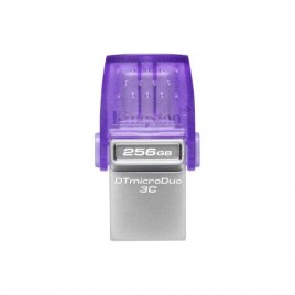 Kingston Technology DataTraveler microDuo 3C unidad flash USB 256 GB USB Type A USB Type C 32 Gen 1 31 Gen 1 Acero inoxidable P