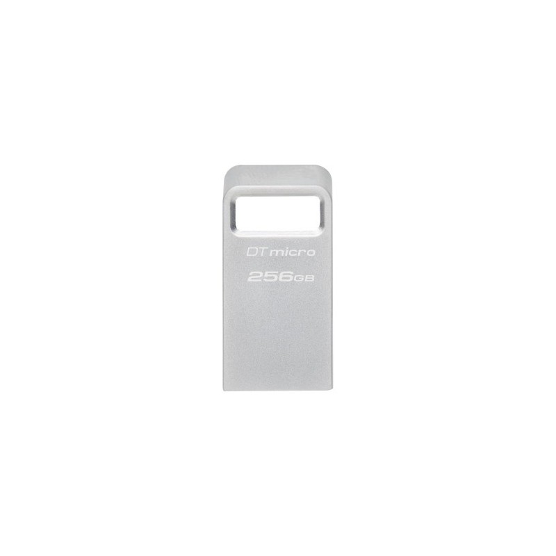 Kingston Technology DataTraveler Micro unidad flash USB 256 GB USB tipo A 32 Gen 1 31 Gen 1 Plata