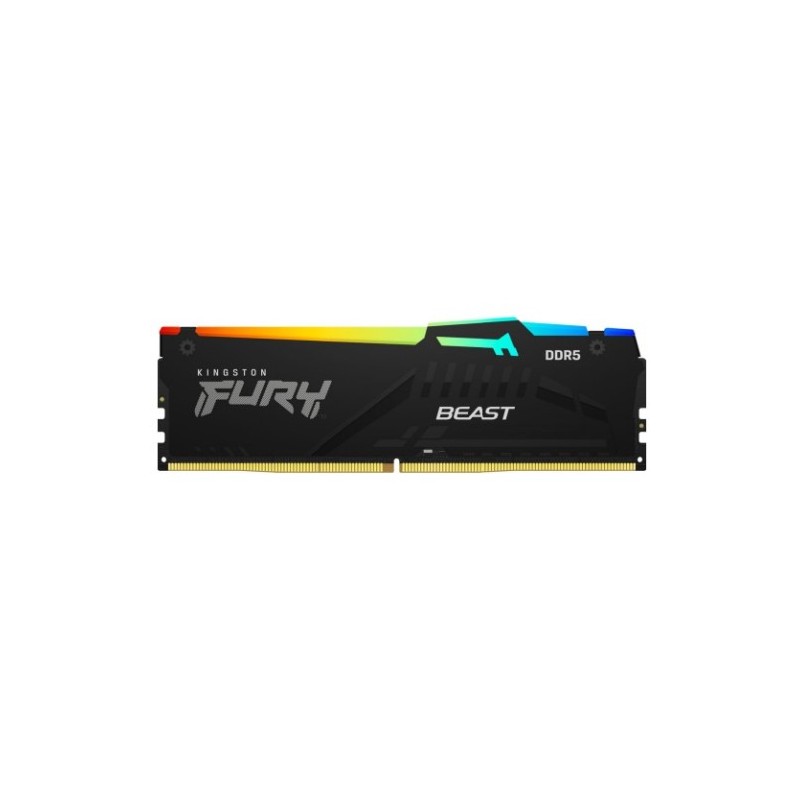 MEMORIA KINGSTON FURY BEAST RGB DDR5 8GB 5200MT S CL40 KF5