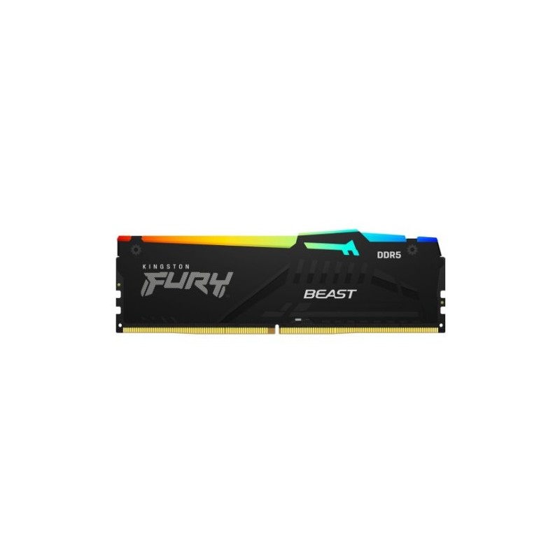 MEMORIA KINGSTON FURY BEAST RGB DDR5 16GB 5200MHZ CL40 KF5