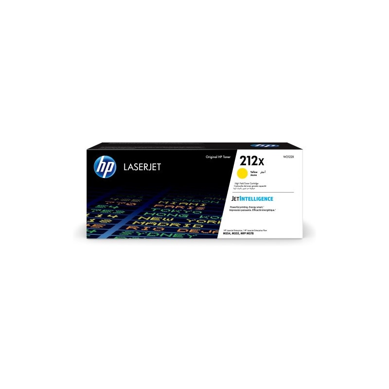 HP Cartucho de toner Original LaserJet 212X amarillo de alta capacidad