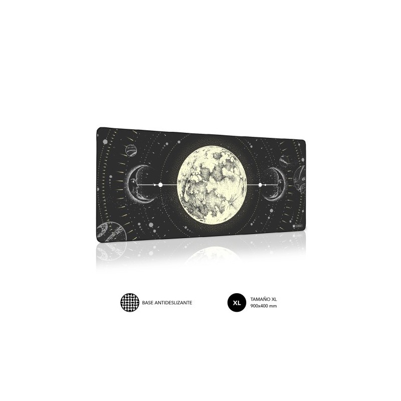 SUBBLIM Alfombrilla Raton Lunar XL Mouse Pad 900x400x3