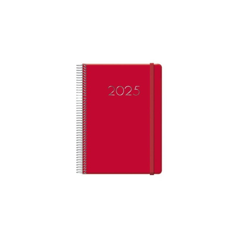 AGENDA 2025 DENVER DiA PaGINA 15 X 21 CM COLOR ROJO DOHE 12719 25