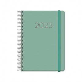 AGENDA 2025 DENVER DiA PaGINA 15 X 21 CM COLOR VERDE DOHE 12720 25