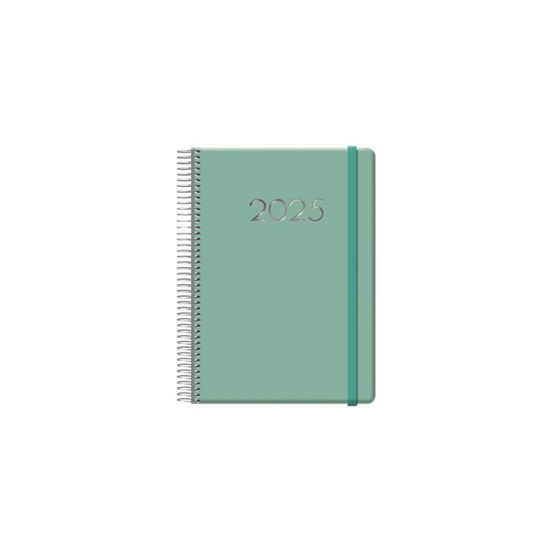 AGENDA 2025 DENVER DiA PaGINA 15 X 21 CM COLOR VERDE DOHE 12720 25