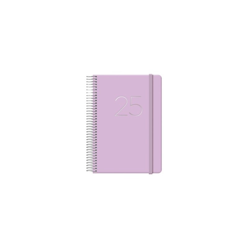 AGENDA 2025 GLOSS DiA PaGINA 125 X 18 CM MORADO DOHE 12574 25