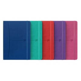 CUADERNO SIGNATURE A5 TAPA EXTRADURA 80H RAYADO HORIZONTAL COLORES SURTIDOS VIVOS OXFORD 400163613