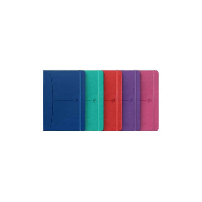 CUADERNO SIGNATURE A5 TAPA EXTRADURA 80H RAYADO HORIZONTAL COLORES SURTIDOS VIVOS OXFORD 400163613