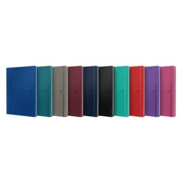 CUADERNO SIGNATURE B5 TAPA EXTRADURA 80H RAYADO HORIZONTAL COLORES SURTIDOS CLASICOSVIVOS OXFORD 400154950