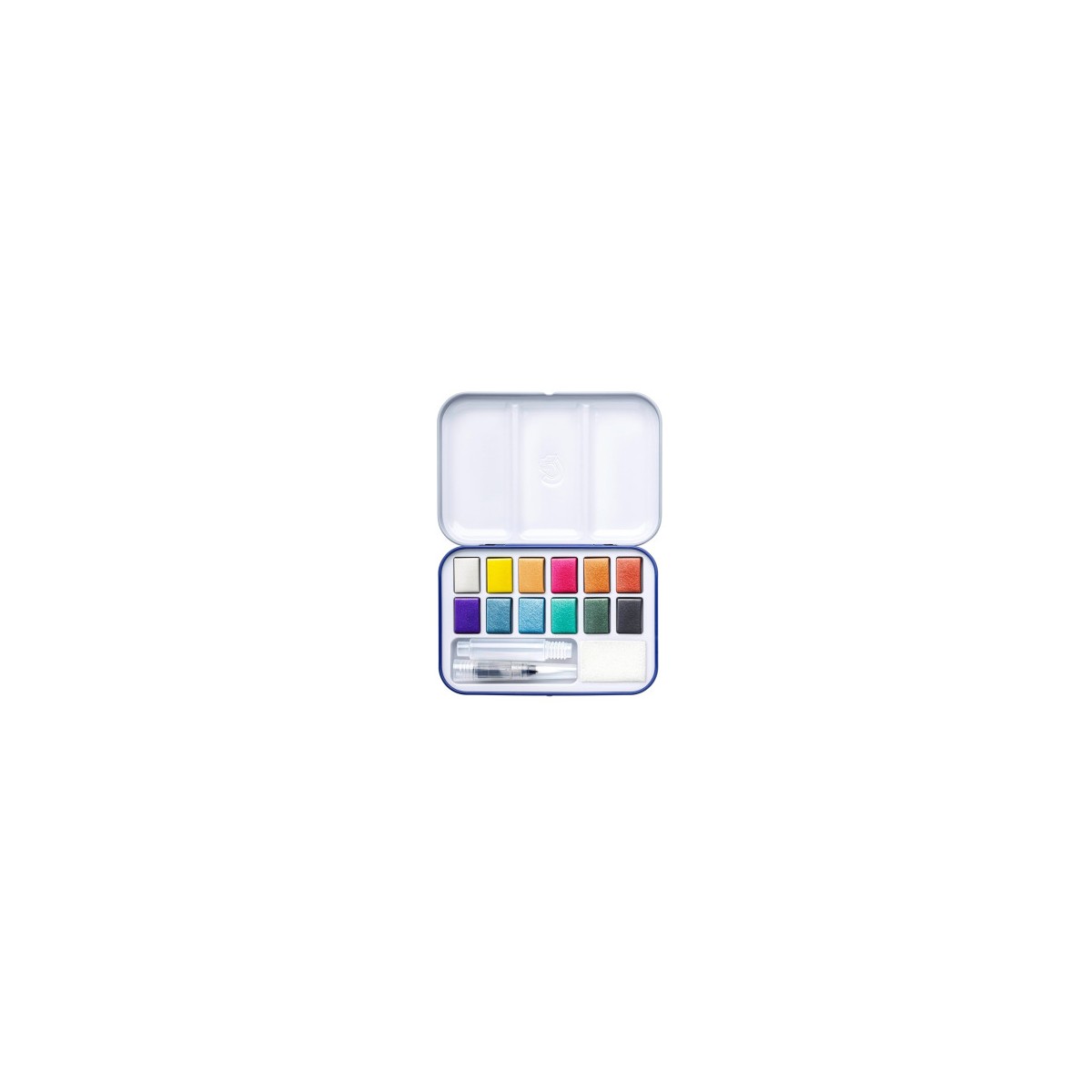 ESTUCHE METALICO ACUARELAS 12 COLORES METALIZADOS STAEDTLER 888M M12 C