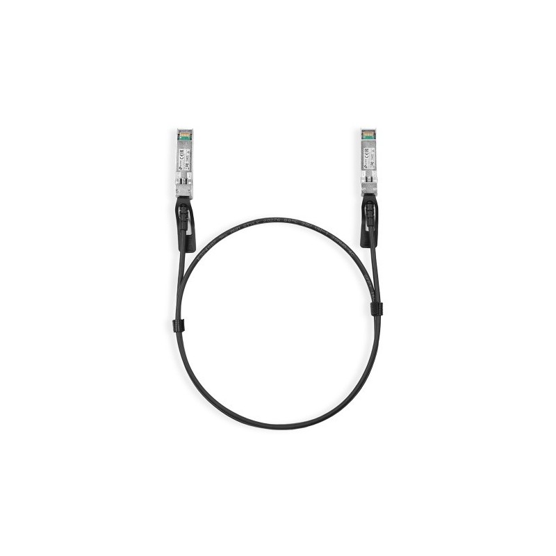 TP Link TL SM5220 1M cable de fibra optica SFP DAC Negro