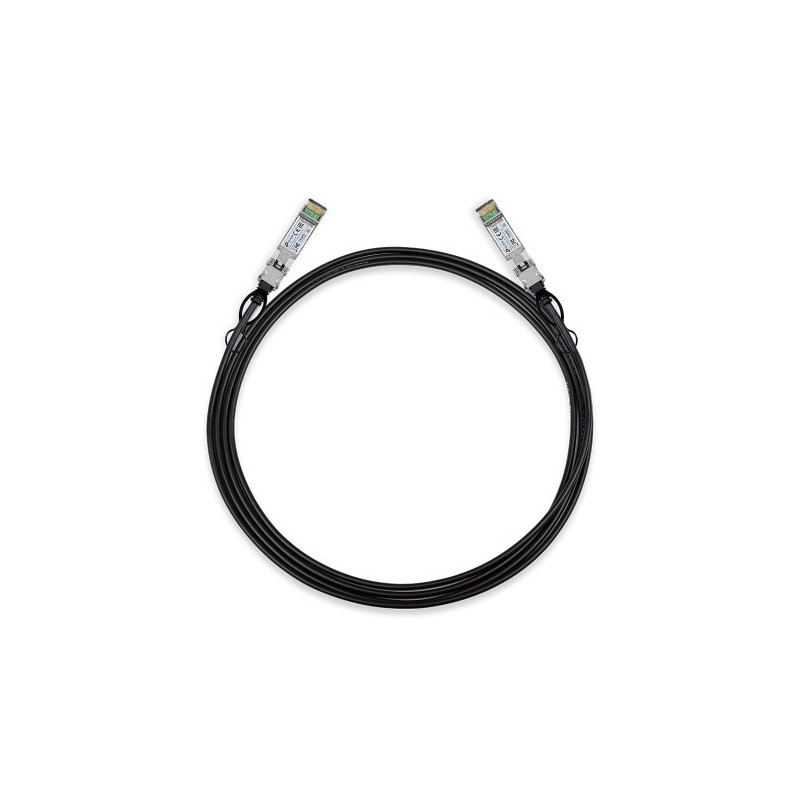 TP Link TL SM5220 3M cable de fibra optica SFP DAC Negro